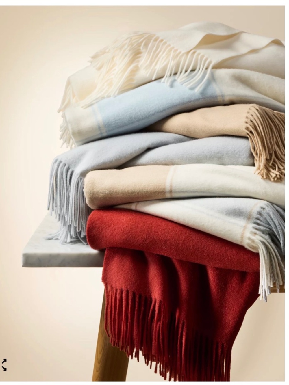 Charter Club 100% Cashmere Throw, 50" x 60